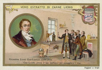 Joseph Louis Gay-Lussac, French chemist and physicist by European School