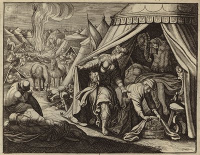 Judith with the decapitated head of Holofernes by European School