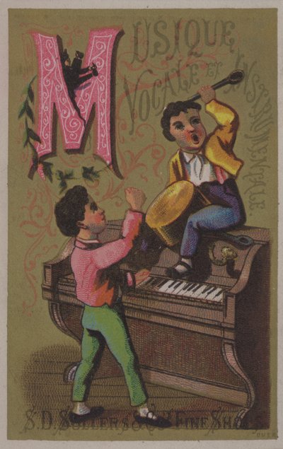 Letter M, Musique Vocale Et Instrumentale by European School