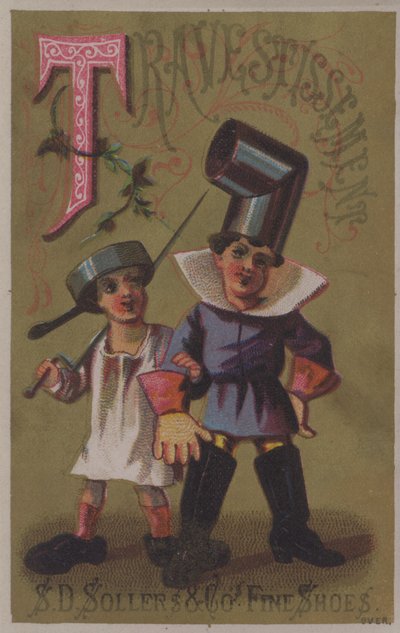 Letter T, Travestissement by European School