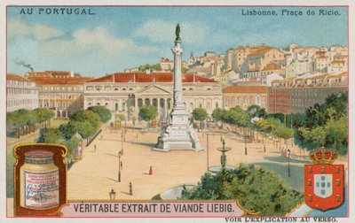 Lisbon, the Praca do Rossio by European School