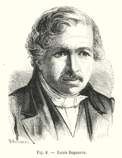 Louis Daguerre (engraving) by European School