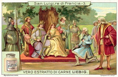 Louis IX of France Administering Justice Beneath the Oak Tree at Vincennes by European School