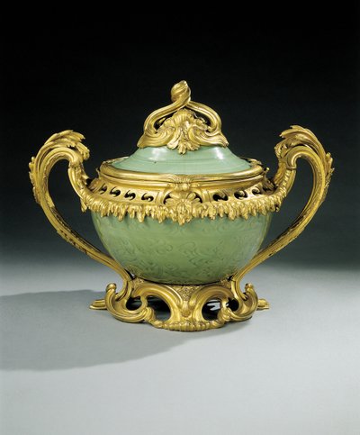 Louis XV pot-pourri vase by European School