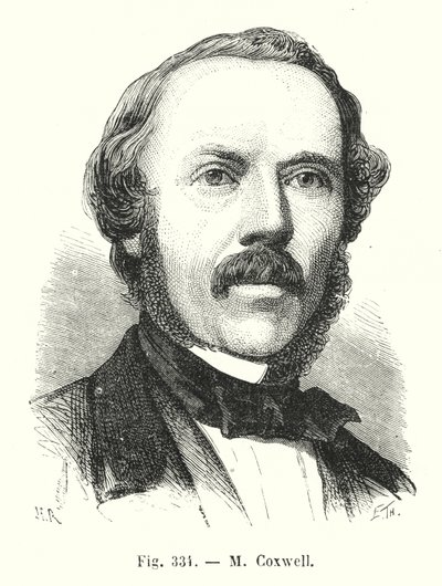 M Coxwell (engraving) by European School