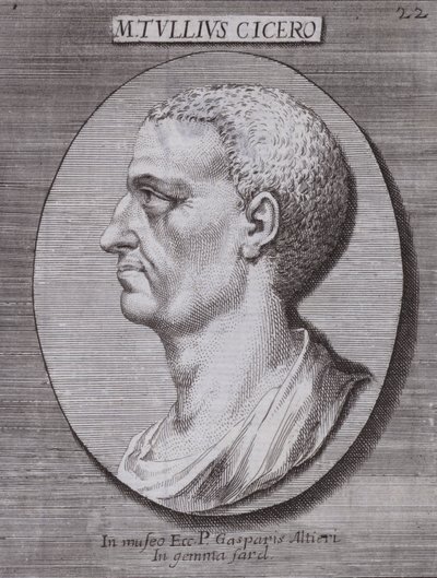Marcus Tullius Cicero, Roman philosopher, politician, scholar and orator by European School