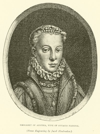 Margaret of Austria, Wife of Ottavio Farnese by European School