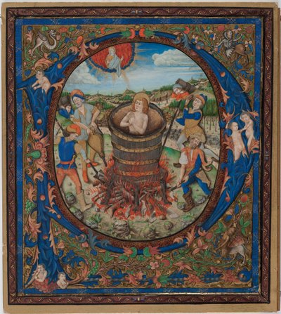Martyrdom of St. John the Evangelist by European School