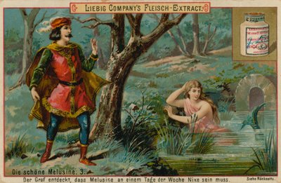 Melusine in the River by European School