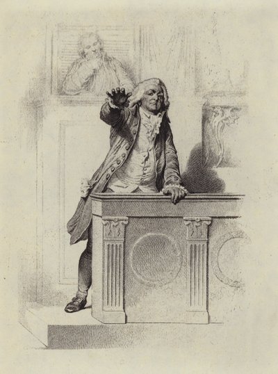 Mirabeau in the French Assembly by European School