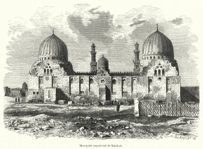 Mosque and Mausoleum of Sultan Barquq, Cairo, Egypt by European School