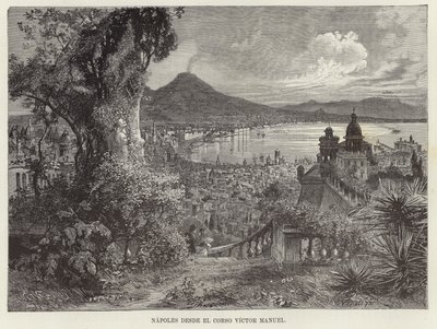 Naples from the Corso Victor Manuel by European School