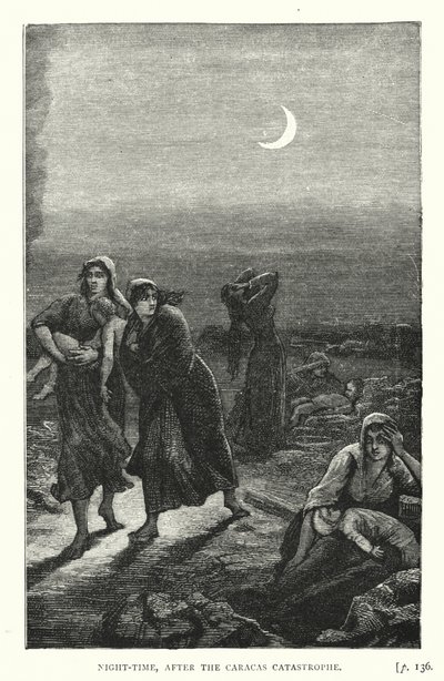 Night-time, After the Caracas Catastrophe by European School