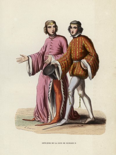 Officers of the Court of Richard II by European School