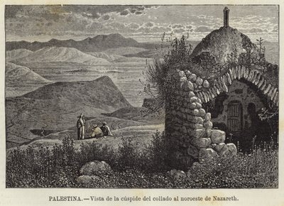 Palestine, View from the Summit of the Hill Northwest of Nazareth by European School