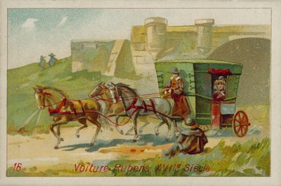 Rubens Carriage by European School