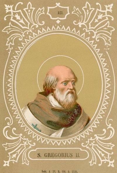 St. Gregory II by European School