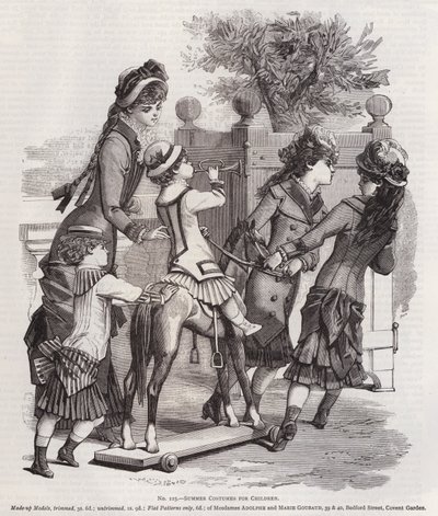 Summer Costumes for Children by European School