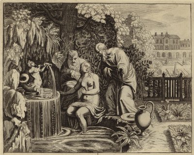 Susanna and the elders by European School