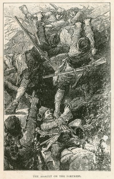 The Assault on the Fortress by European School