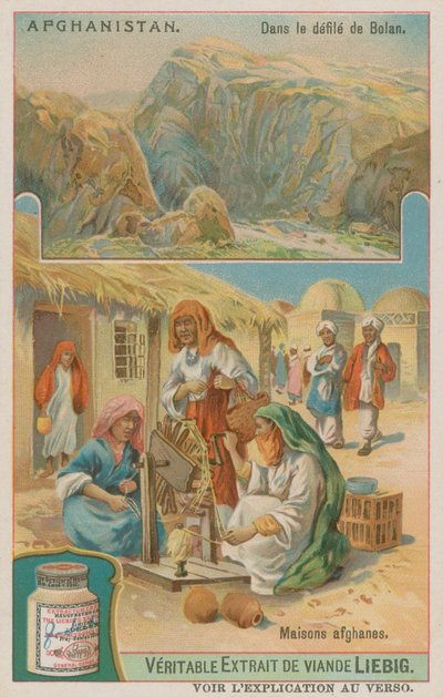 The Bolan Pass and an Afghan House by European School