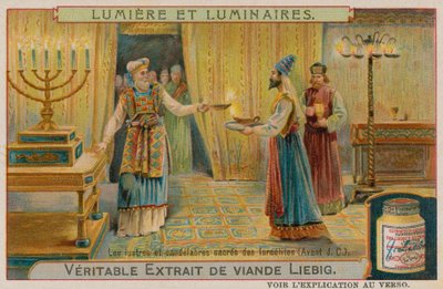 The Chandeliers and Candelabra of the Israelites by European School