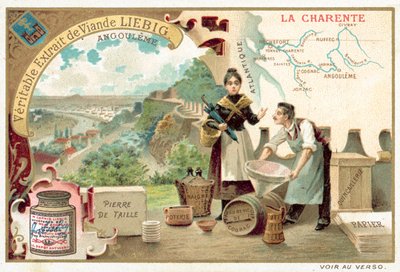 The Charente, and a View of Angouleme by European School