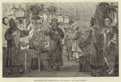 The Chinese in California - The Wardrobe of the Royal Theatre by European School
