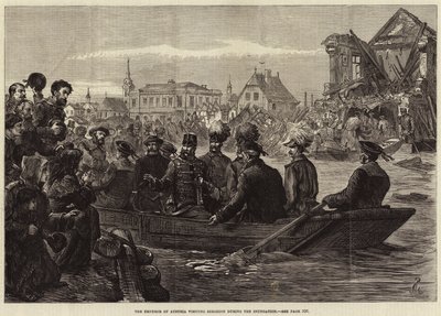 The Emperor of Austria visiting Szegedin during the Inundation by European School