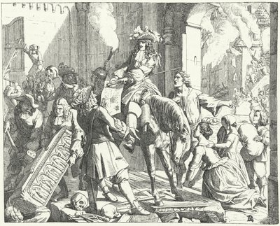 The French invade the Palatinate by European School
