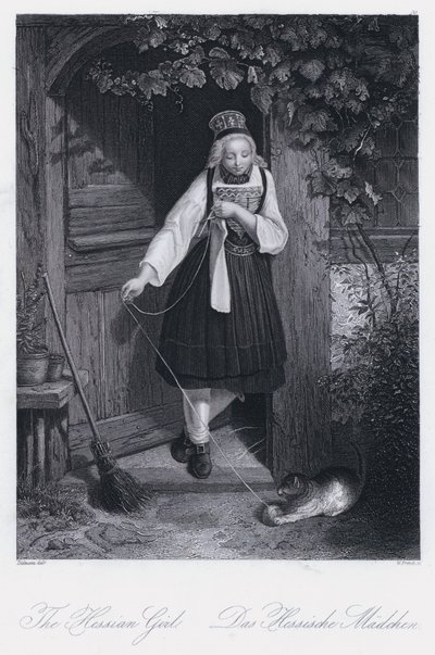 The Hessian Girl by European School