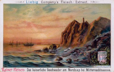 The Imperial Fleet at North Cape in Finland by European School