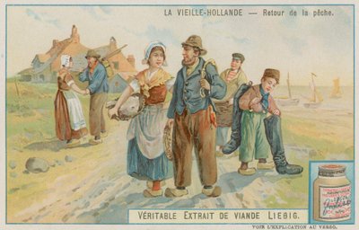 The Return of a Fishing Party in Old Holland by European School