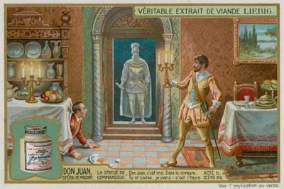 The Statue of the Commendatore Arrives for Dinner by European School