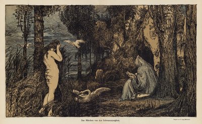 The Tale of the Swan Virgin by European School