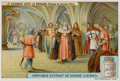 The Knight and the Grand Master of the Order by European School