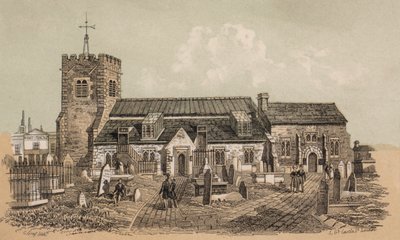 The parish church, Brighton, Sussex by European School