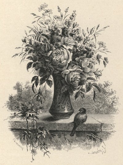 Vase of Flowers by European School