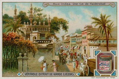 View of a Street in Hyderabad by European School