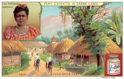 Village on the Island of Upolu, Samoa by European School