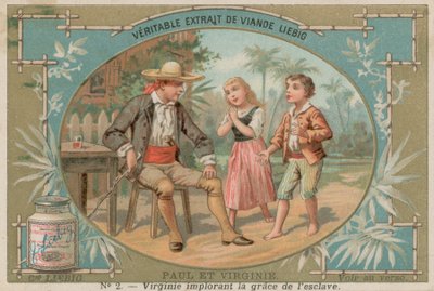 Virginie Pleads for the Slave by European School