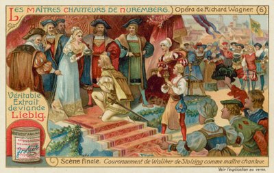 Walther is crowned the winner and becomes a Meistersinger by European School