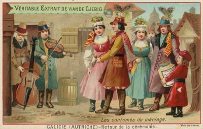 Wedding Clothes of Galicia by European School