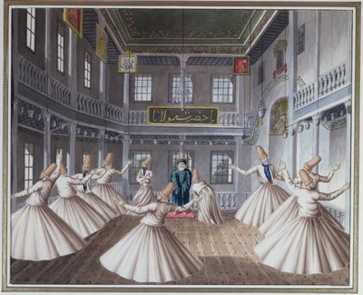 Whirling Dervishes by European School