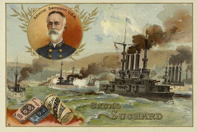 William Sampson, American admiral, Spanish-American War, 1898 by European School