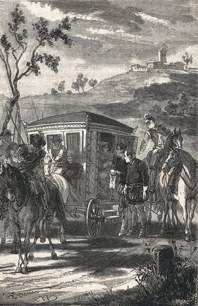 Illustration for The Prince of Wits, Miguel de Cervantes Saavedra by Eusebio Planas