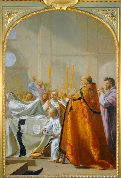 Raymond Diocrès Answering After His Death by Eustache (studio of) Le Sueur