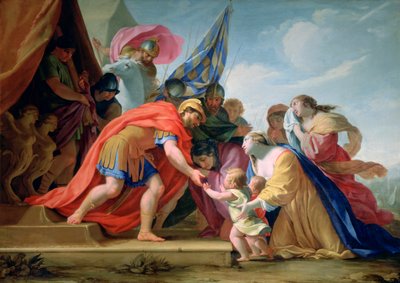 Volumnie and Véturie in Front of Coriolan by Eustache Le Sueur
