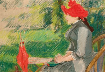 Reading in the Garden by Eva Gonzalès
