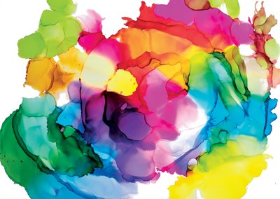 Abstract Rainbow Flow by Eva Vig